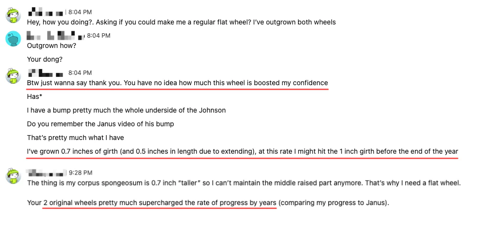 Testimonial screenshot