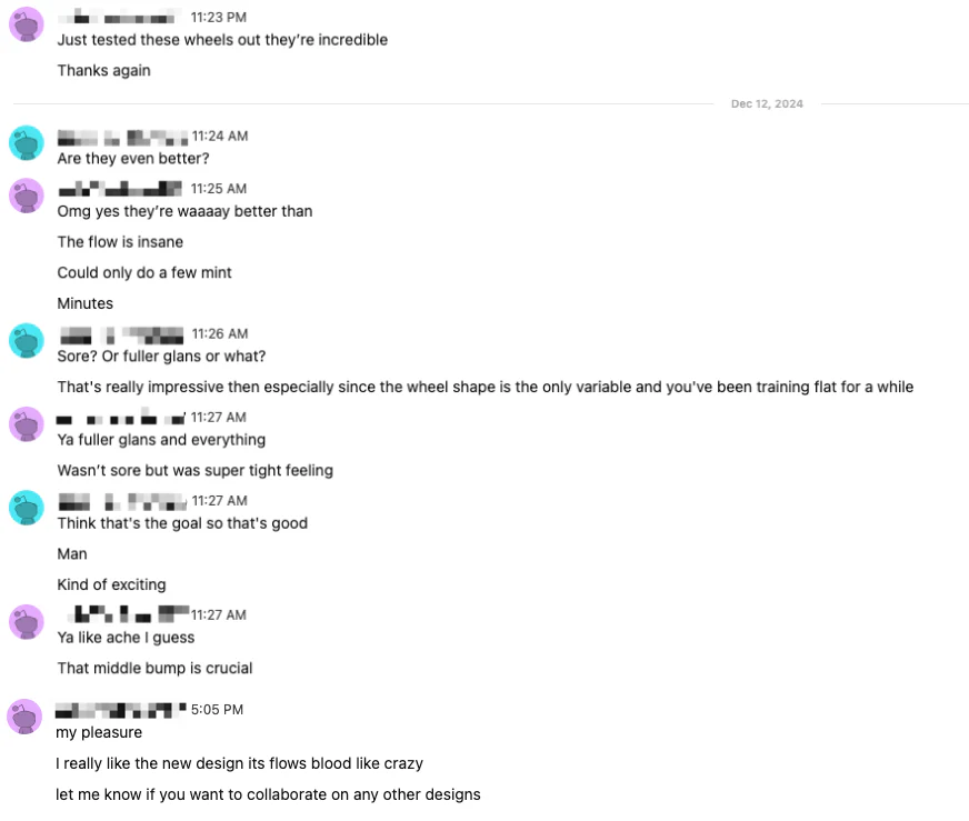 Testimonial screenshot