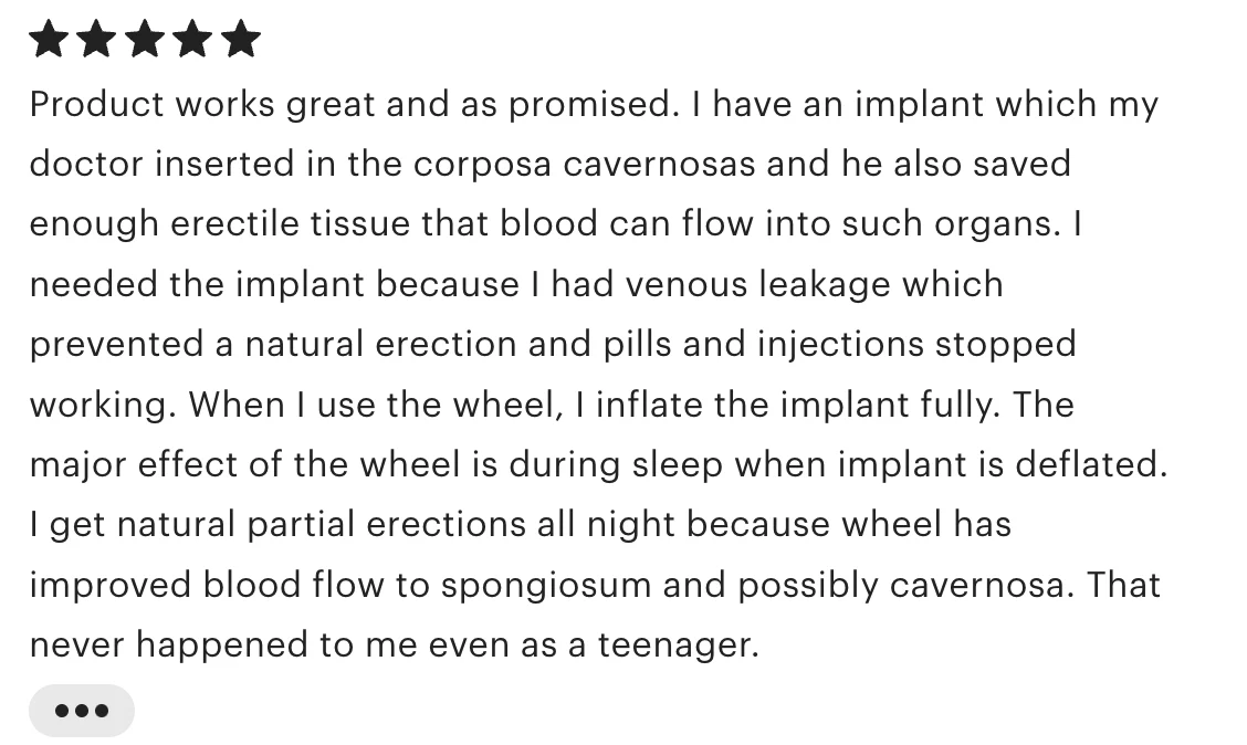 Testimonial screenshot